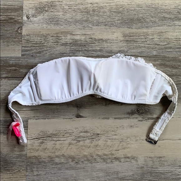 Women's Victoria’s Secret Lace Strapless Bikini Swimsuit Small Large - Picture 9 of 15